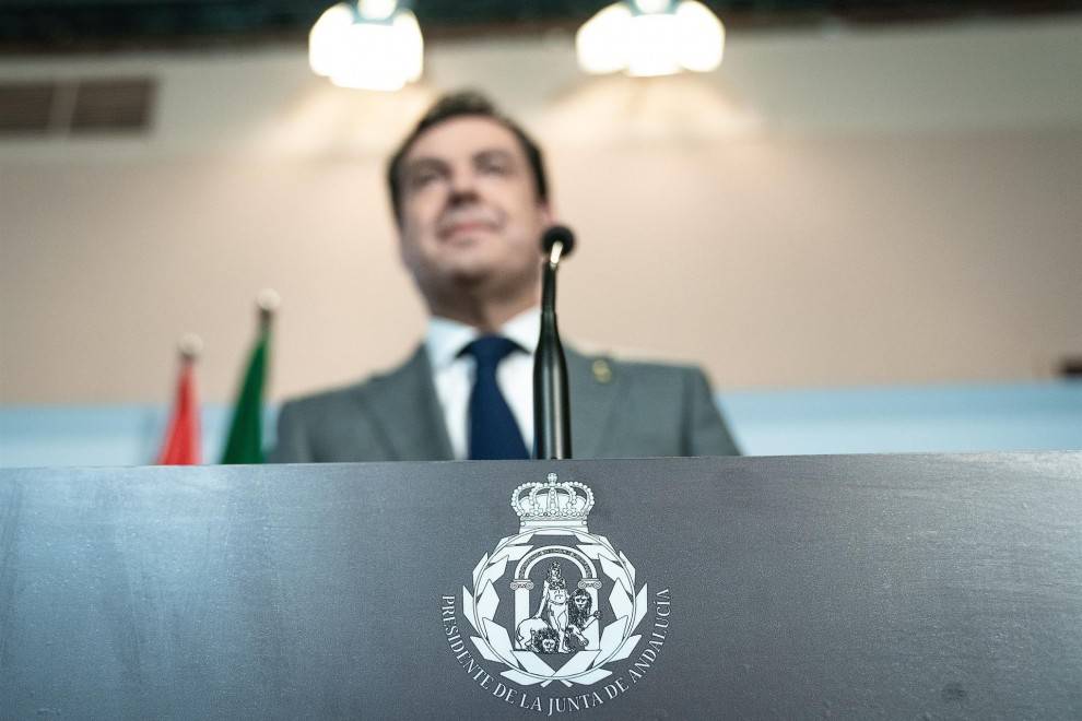 Nuevo escudo presidencia de la Junta Andalucía.